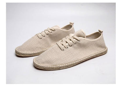 Chinese Style Men's Shoes Linen Sole Cloth Shoes