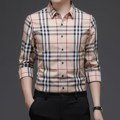 Mens loose retro classic shirt