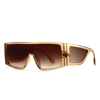 Modern Retro Square Flat Top Sunglasses INS Wind Street Shooting Big-name