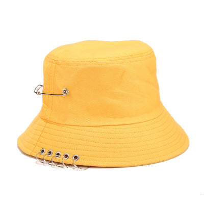 Five-pin pin fisherman hat