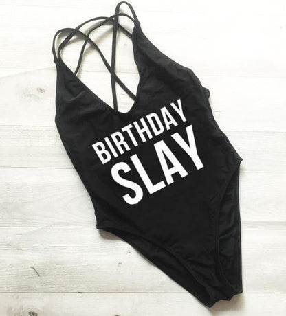 Birthday Slay Swimsuit