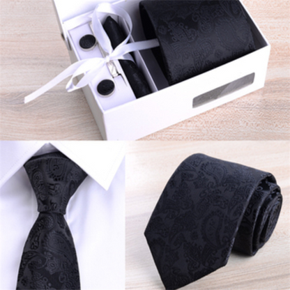 8cm Striped Tie Gift Box