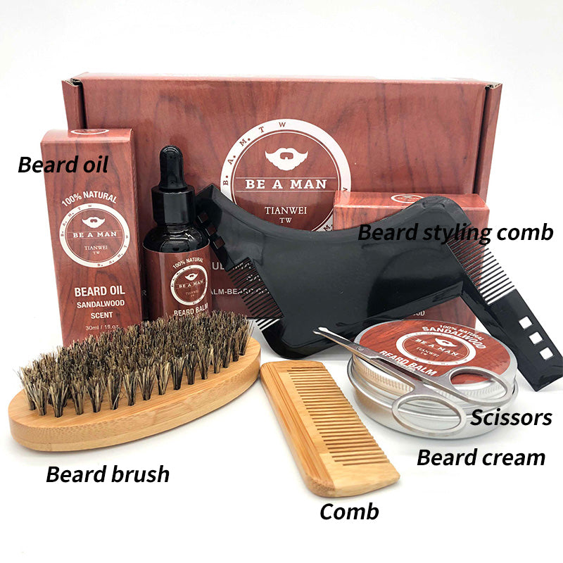 Beard care set Beard oil and beard cream