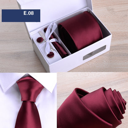 8cm Striped Tie Gift Box