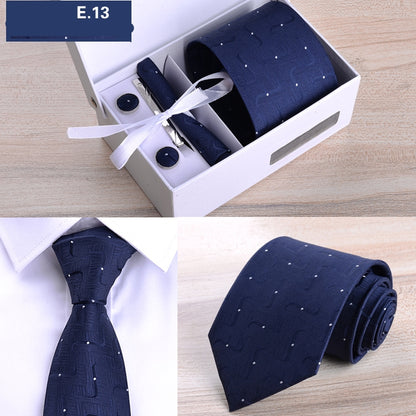 8cm Striped Tie Gift Box