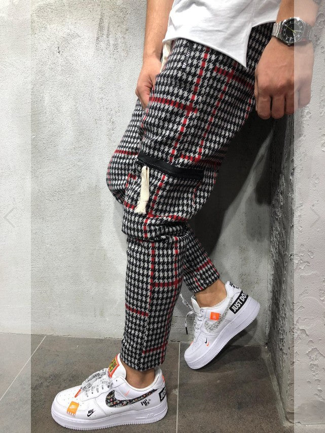 Casual sport striped pants