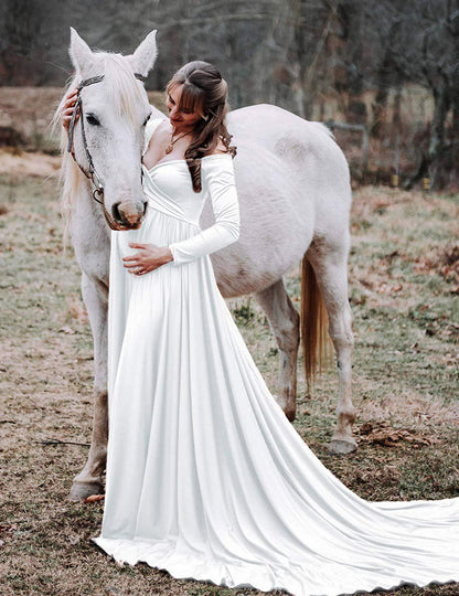 Large-length Jumpsuit Long Skirt Photography Dress