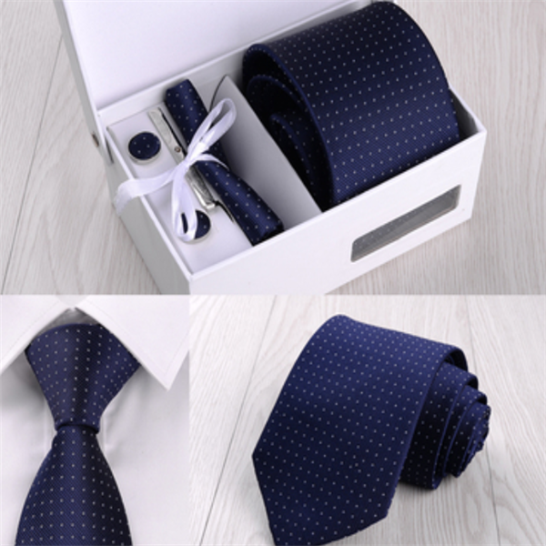 8cm Striped Tie Gift Box