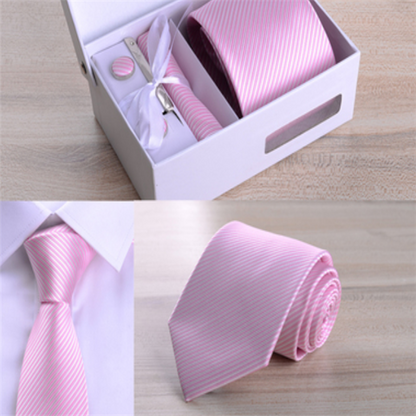 8cm Striped Tie Gift Box