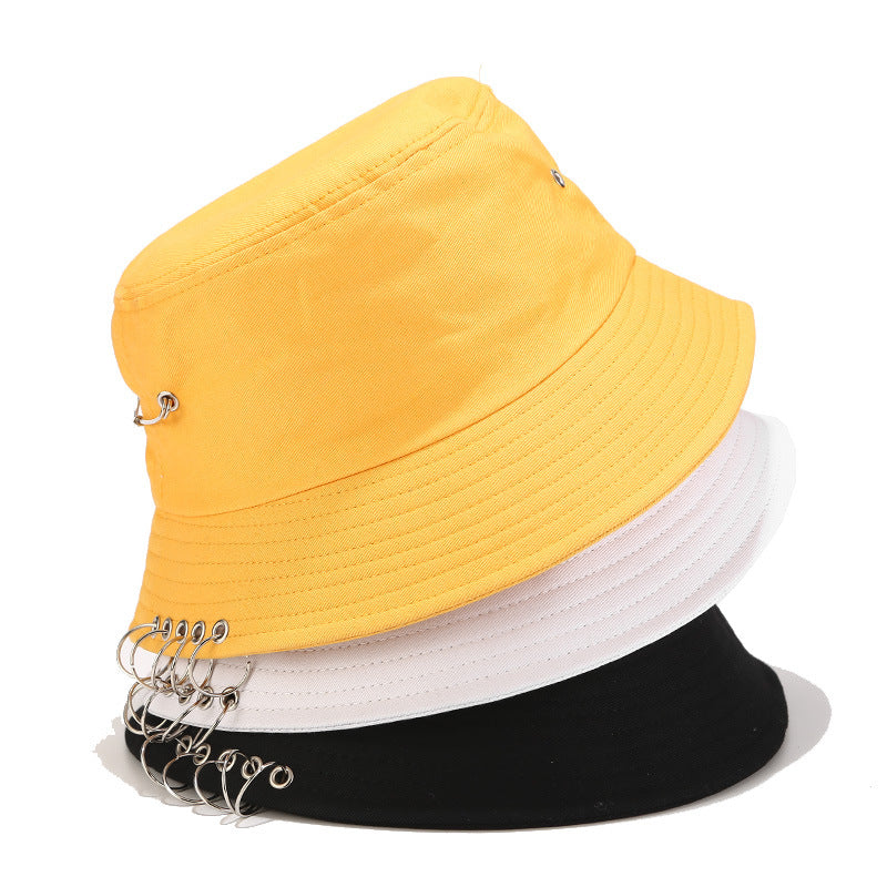 Five-pin pin fisherman hat