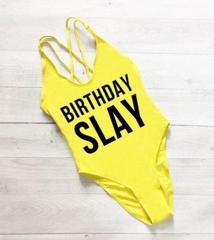 Birthday Slay Swimsuit