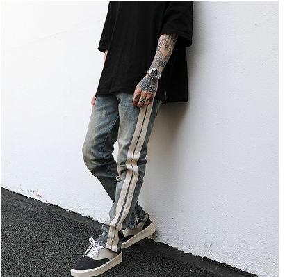 Distressed Retro Denim