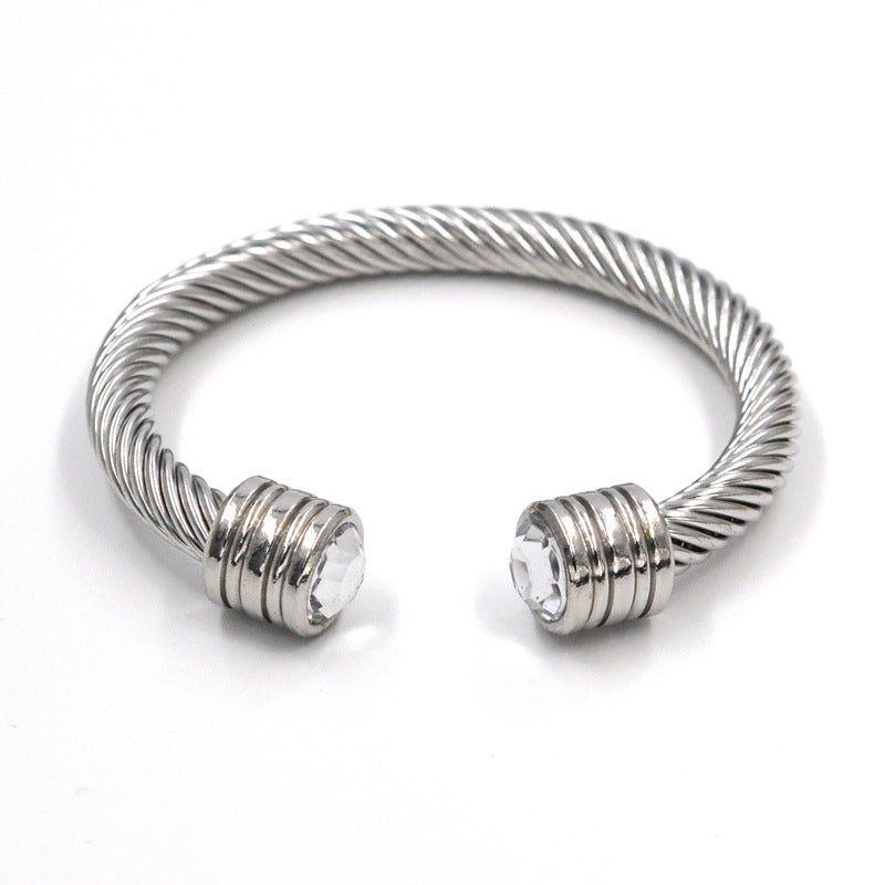 Stainless steel wire rope bracelet cable wire bracelet