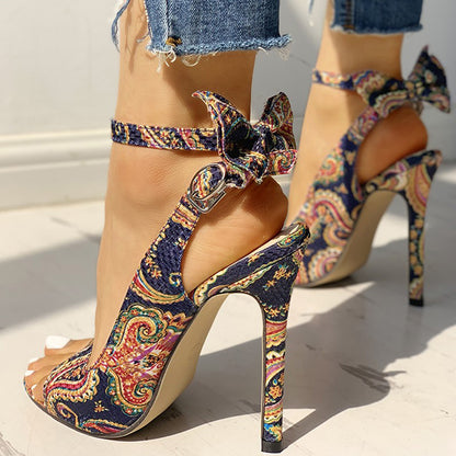 National printed women's shoes