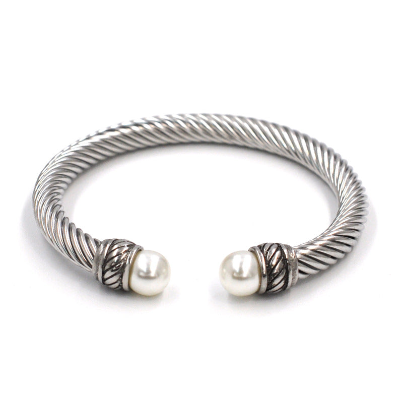 Stainless steel wire rope bracelet cable wire bracelet