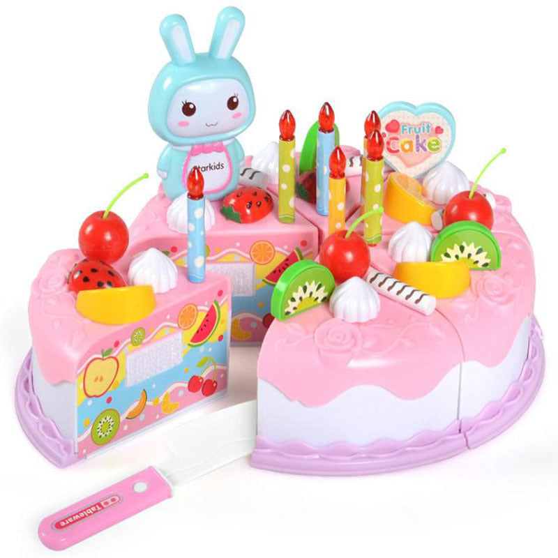 Children's play house birthday cake toy