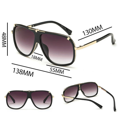 European and American Fashion Couple Aviator Sunglasses