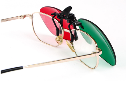 Color blind weak glasses red green blind glasses frame glasses special clip style for myopia