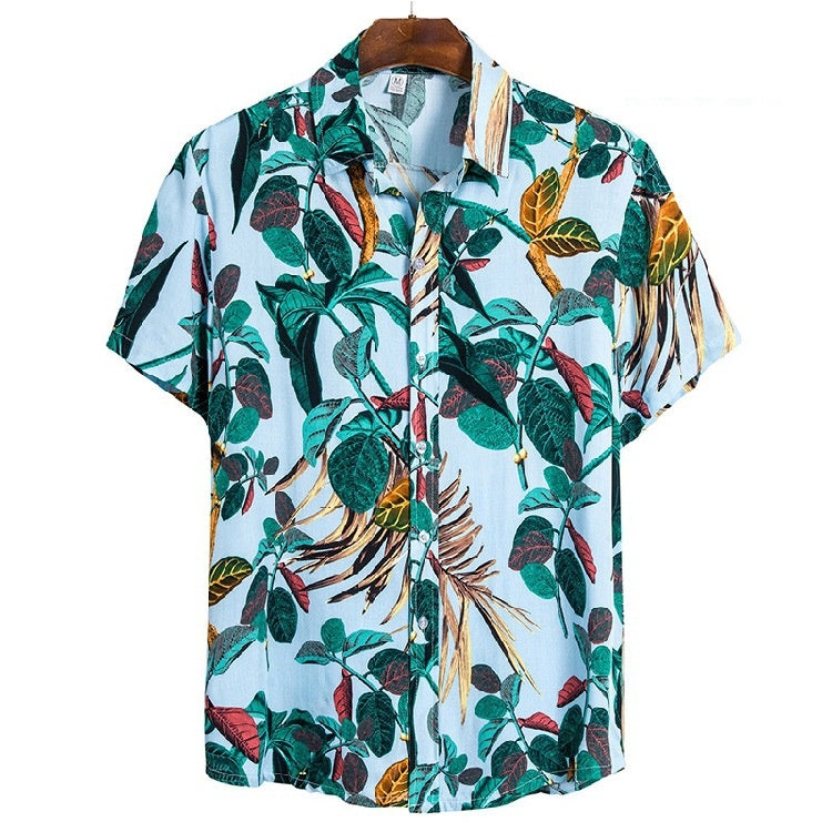 Short-Sleeve Hawaiian-Tops