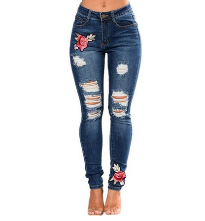 Ripped Jeans For Women 2021 Women Jeans Pencil Pants Denim Jeans