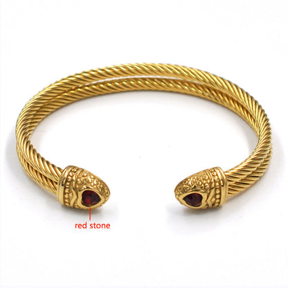 Stainless steel wire rope bracelet cable wire bracelet