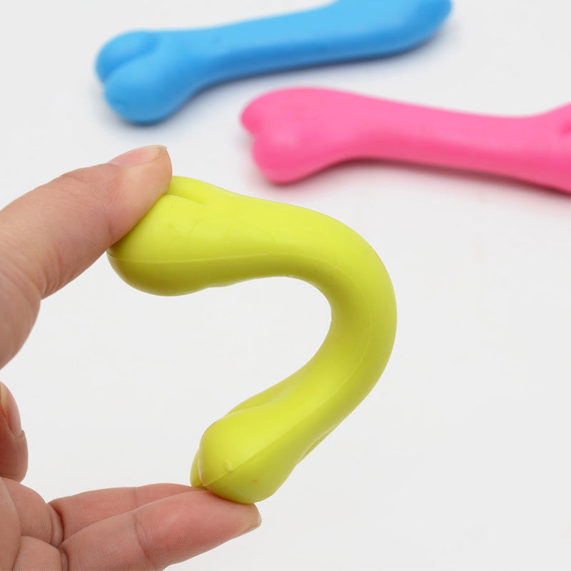 Pet Toys, Rubber Bite Resistant Toys, High Quality Dog Bone Type