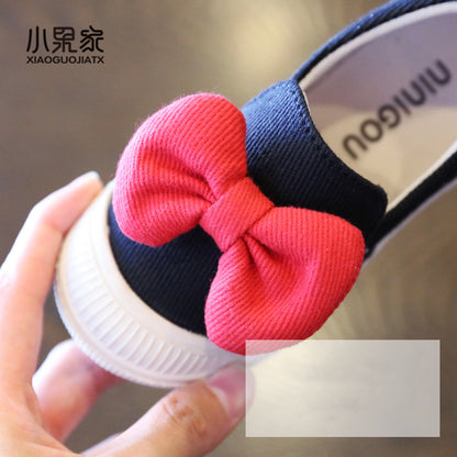 Spring and Autumn Children's Soft Sole Canvas Shoes