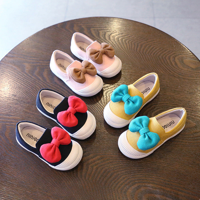 Spring and Autumn Children's Soft Sole Canvas Shoes