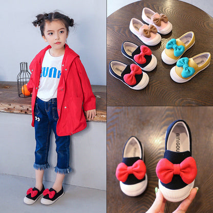 Spring and Autumn Children's Soft Sole Canvas Shoes