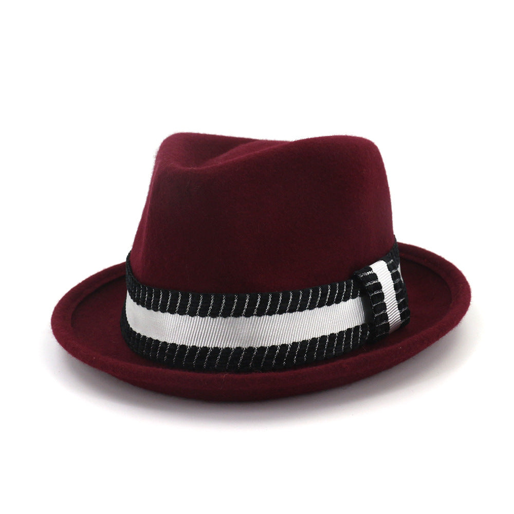 Pure Wool Top Hat Women Fashion Jazz Hat Ladies Hat