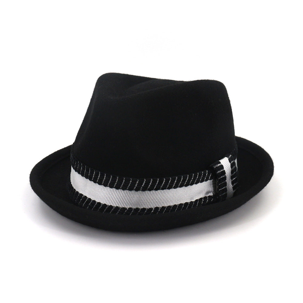 Pure Wool Top Hat Women Fashion Jazz Hat Ladies Hat