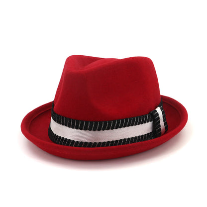 Pure Wool Top Hat Women Fashion Jazz Hat Ladies Hat