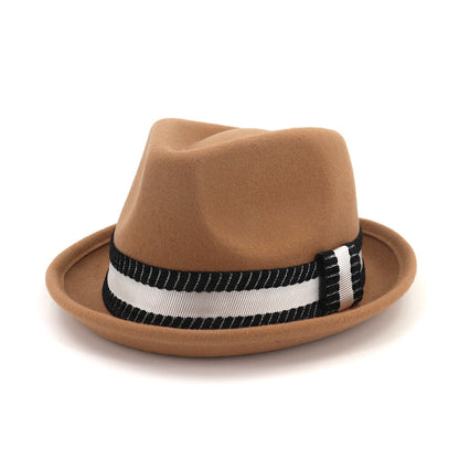 Pure Wool Top Hat Women Fashion Jazz Hat Ladies Hat