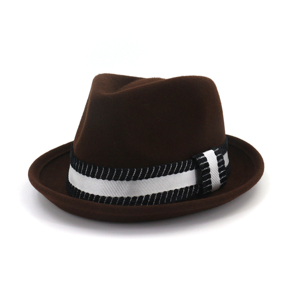 Pure Wool Top Hat Women Fashion Jazz Hat Ladies Hat