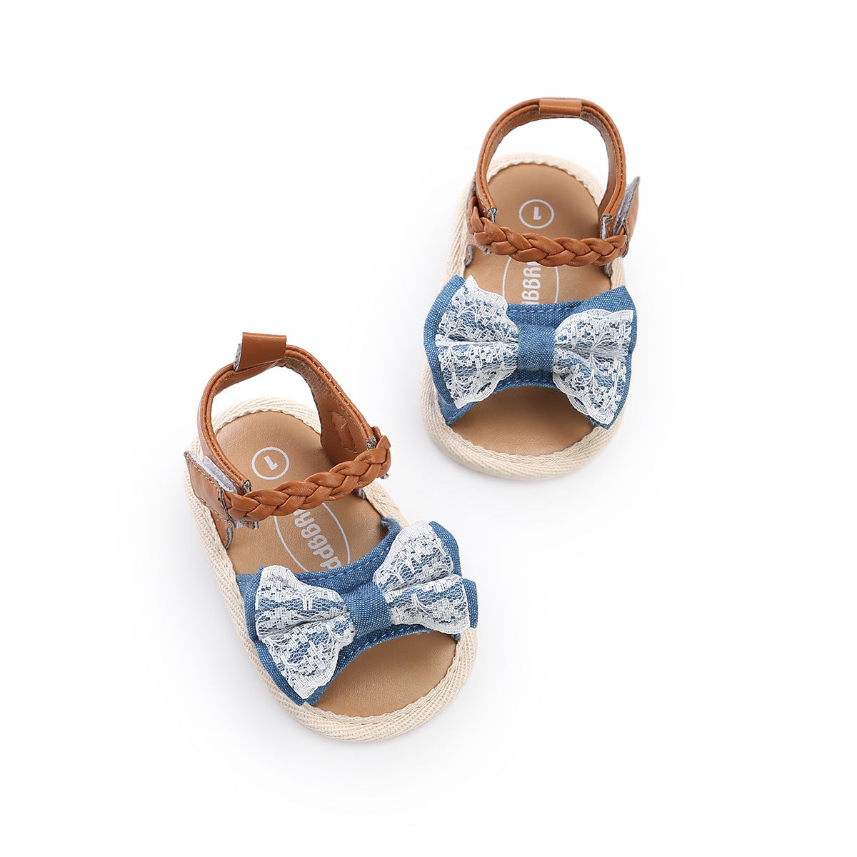 Lace Baby Toddler Cloth Sole Sandals