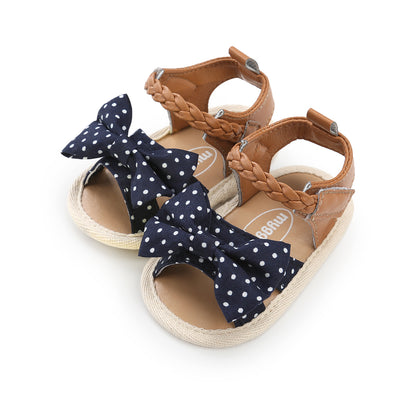 Lace Baby Toddler Cloth Sole Sandals