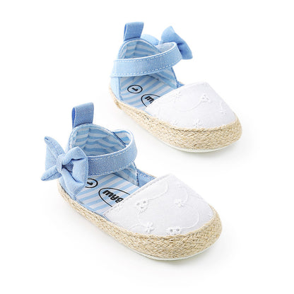 Baby Shoes Bowknot Breathable Baby Shoes Velcro