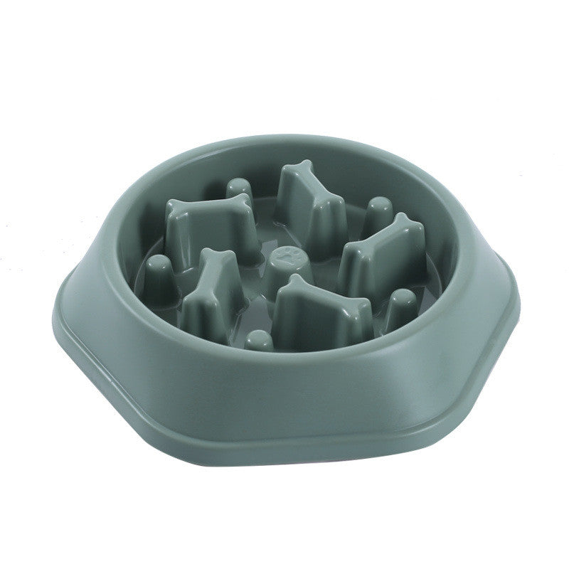 Home Style Bone Choke Prevention Slow Food Bowl Dog Bowl