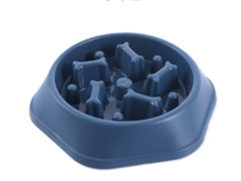 Home Style Bone Choke Prevention Slow Food Bowl Dog Bowl