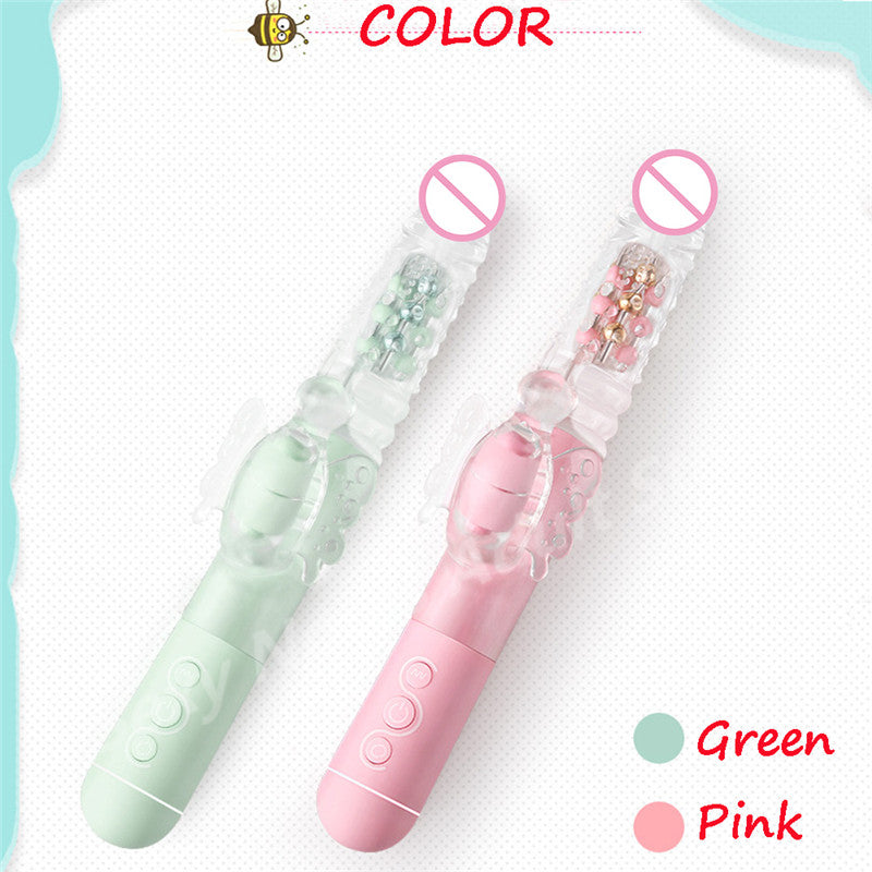 Female Erotic Masturbation Device Electric Retractable Massage Vibrator