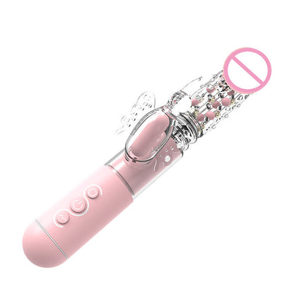 Female Erotic Masturbation Device Electric Retractable Massage Vibrator