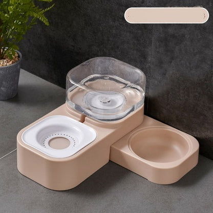 Automatic Drinking Water Cat Food Bowl Anti-overturning Cat Drinking Bowl Cat Rice Bowl