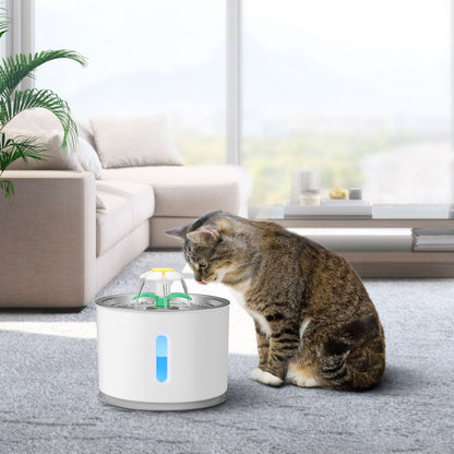 Stainless Steel Pet Water Dispenser For Cats And Dogs