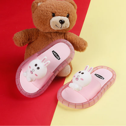 New Luminous Children's Slippers With Lights Cartoon Children's Shoes