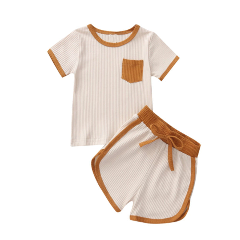 New Product Children'S Clothing Baby Children'S Pit Strip Pocket Top