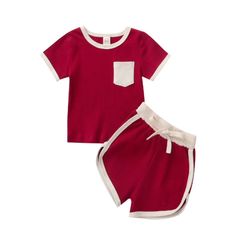 New Product Children'S Clothing Baby Children'S Pit Strip Pocket Top