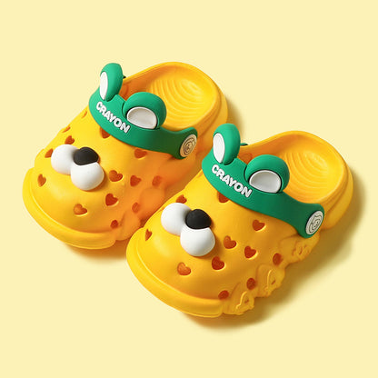 Female Toddler Baby Cute Cartoon Puppy Slippers