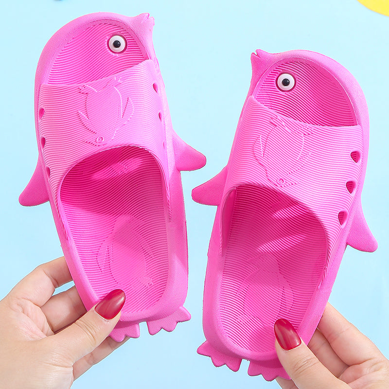 Children'S Slippers Summer New Boy Cartoon Car Baby Sandals Kids Indoor Non-Slip Girls Hole Shoes