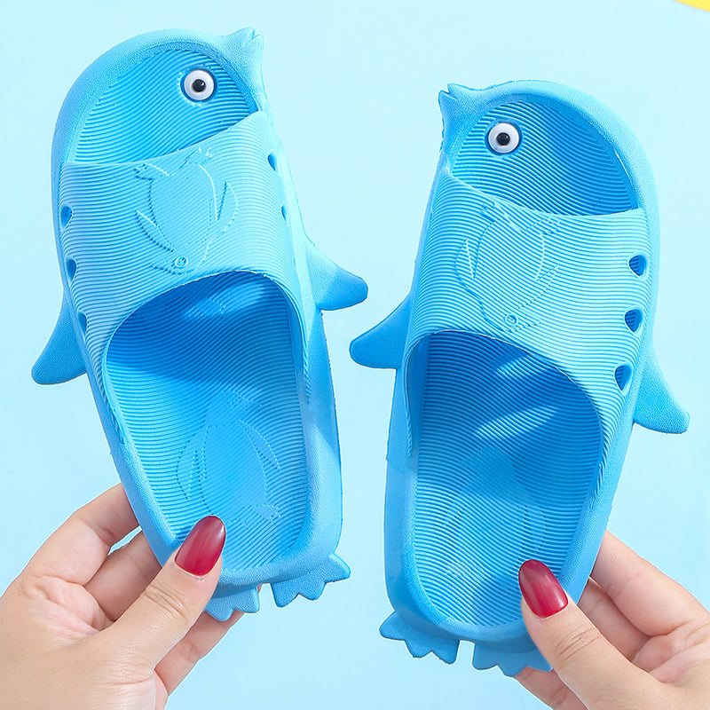 Children'S Slippers Summer New Boy Cartoon Car Baby Sandals Kids Indoor Non-Slip Girls Hole Shoes