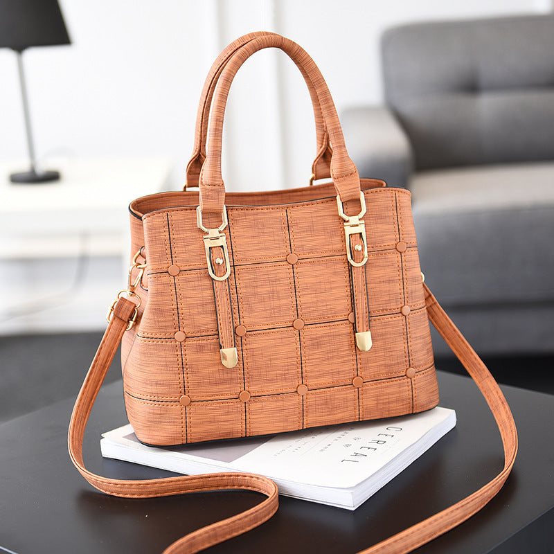 New Fashion Korean Women'S Bag In Autumn And Winter 2021 Large Capacity Handbag With One Shoulder Diagonal Span Bag